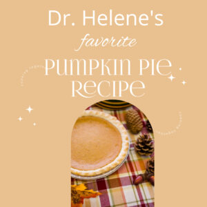 Dr. Helene's pumpkin pie recipe