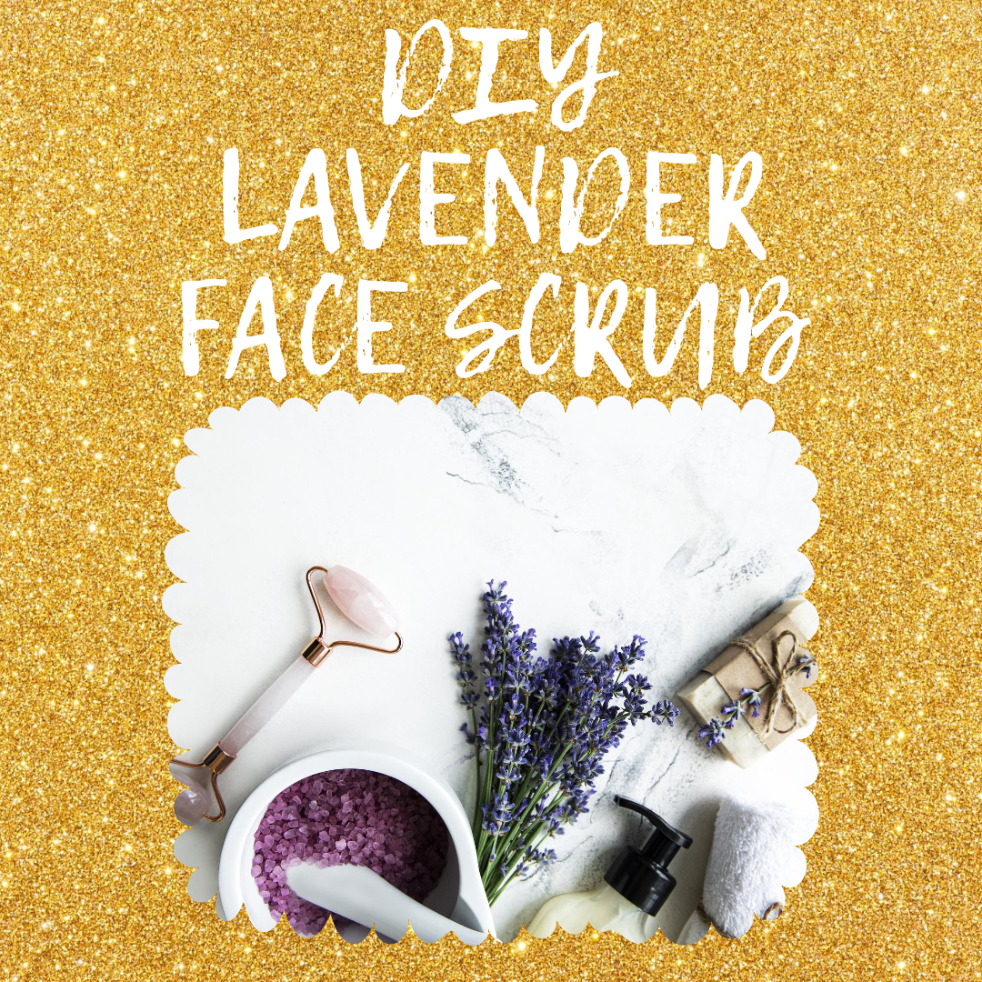 DIY Lavender Exfoliating Face Scrub