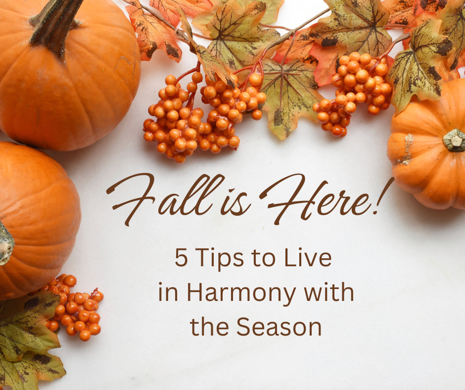 5 Seasonal Living Tips