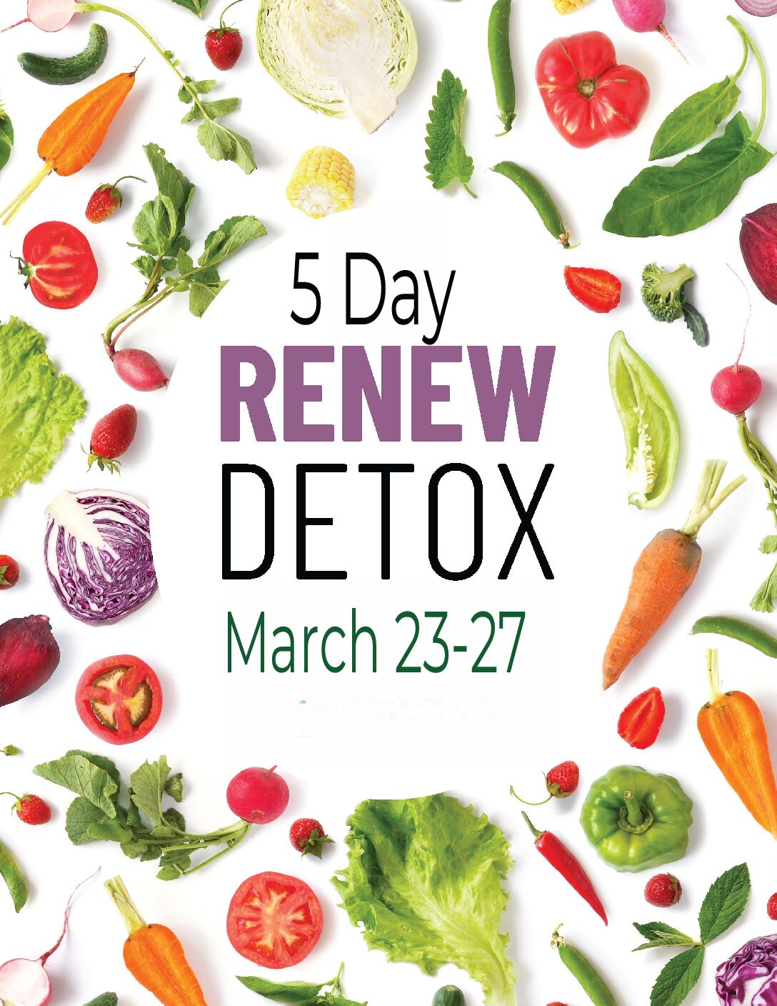 Detox DONE Flyer with Dates Weight Loss Webinar Front page